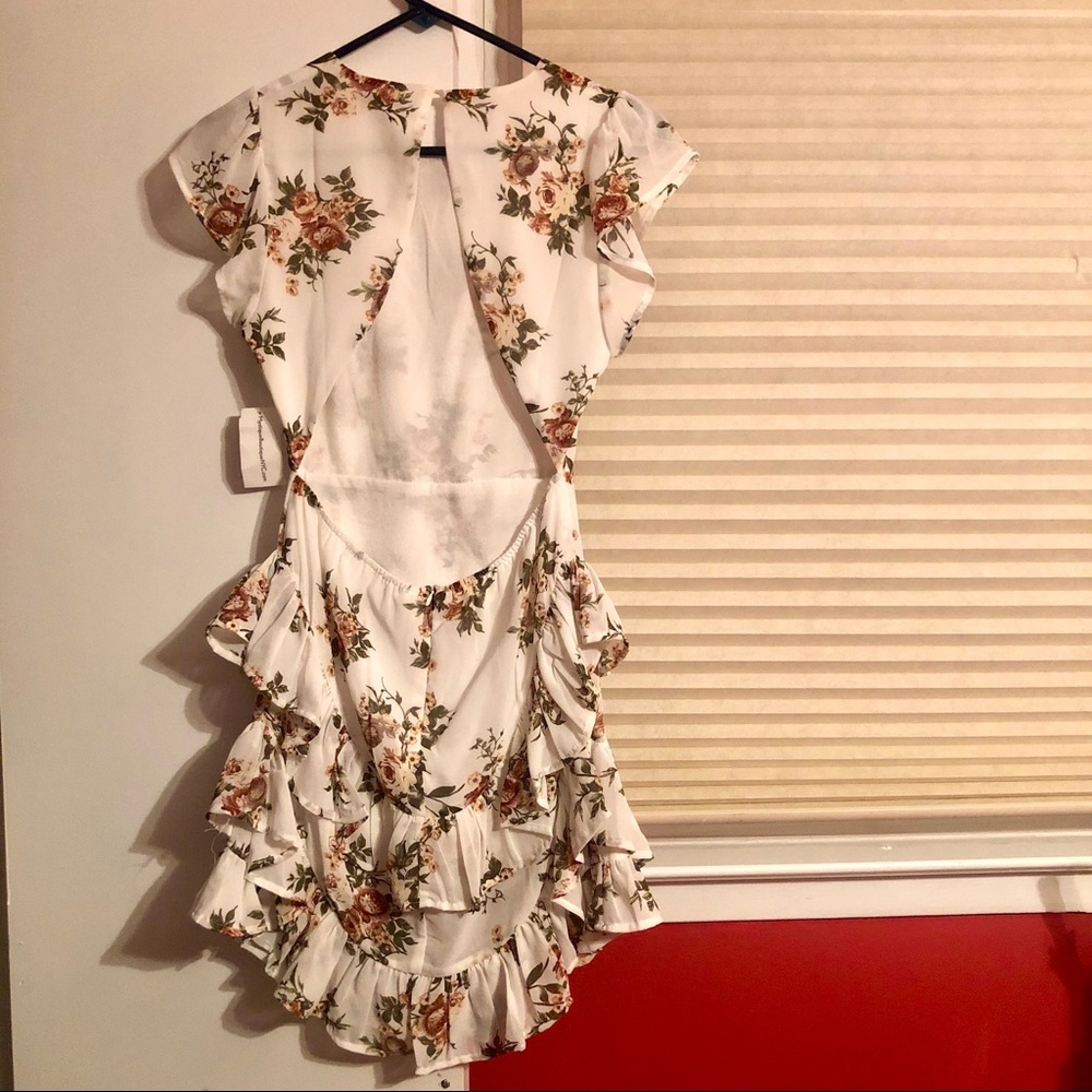 Ruffled Floral Dress